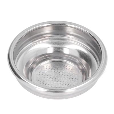 Корзина для кофейного фильтра, Портафильтр, 1 чашка, Нержавеющая сталь, Пористая корзина для фильтра для ручки 58 мм