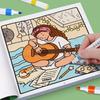 Fun Coloring Book 24 Page,  Girls Boy Leisure Diy Creative Entertainment Fantasy Illustrations Hand Drawn Art Drawing Book