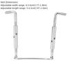 3PCS 3/4 4/4 Size Violin Chinrest Metal Violin Replacement Parts Violin Chinrest Screw  Violin