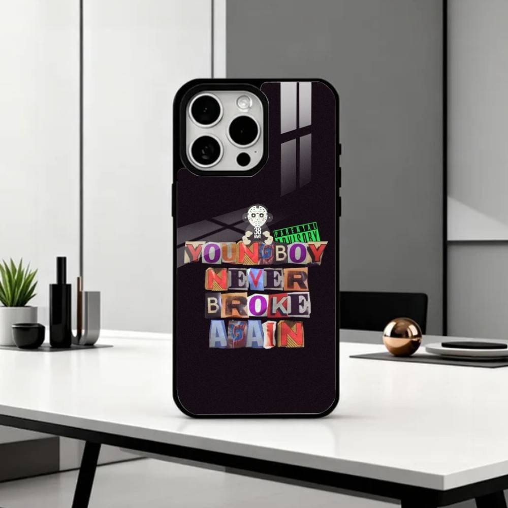 Крутой чехол для телефона Rapper YoungBoy Never Broke Again для iPhone17,16,15,14,13,12,11,Pro Max Магнитный для Magsafe Беспроводная зарядка