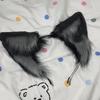 Animals Cat Ears Headband JK Furry Cosplay Headwear Funny Wolf Dog Hair Band Makeup