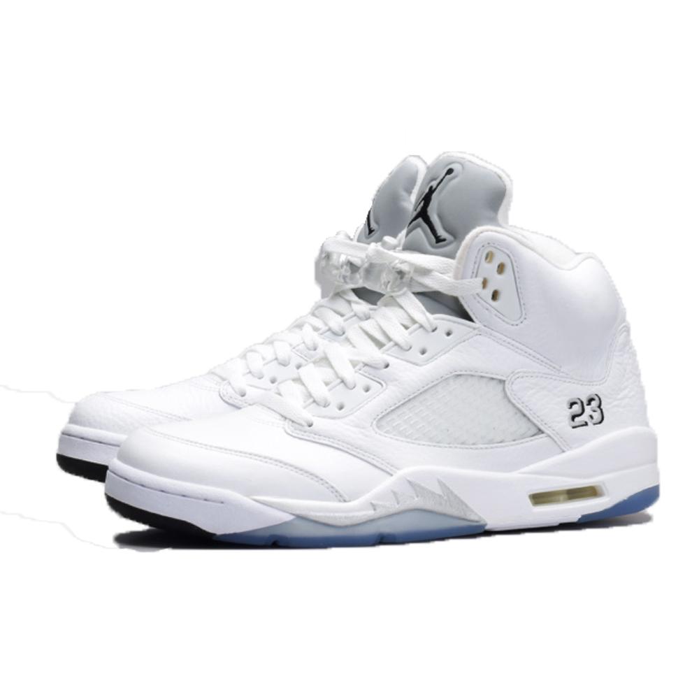 Jordan 5 Ретро Металлик Белый 2015 GS 440888-130
