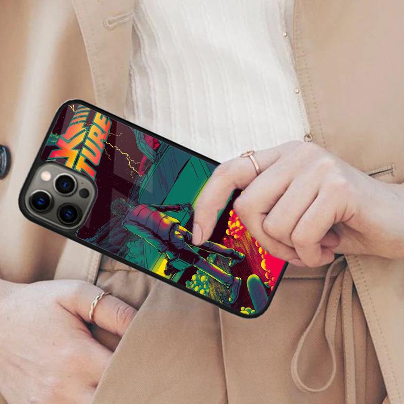 Назад в будущее Крутой магнитный чехол для телефона ДЛЯ APPLE iPhone 17 Air 16 14 13 12 Pro Max 15 Plus Беспроводная зарядка MagSafe Чехол