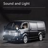 1:32 Scale Toyota Hiace MPV Alloy Car Model, Diecasts Metal Toy Vehicles Car Model with Simulation Sound and Light Collection Children Gift