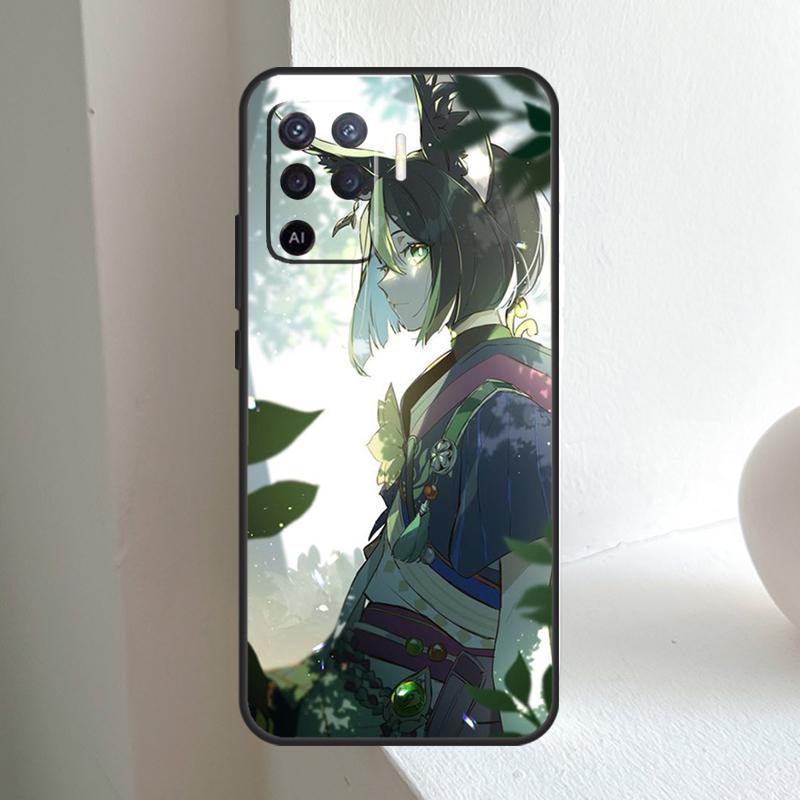 Чехол Genshin Impact Тигнари для OPPO A80 A60 A40 A5 A6 Pro A15 A17 A57 A16 A76 A96 A18 A38 A58 A78 A98 A54 A74 A94