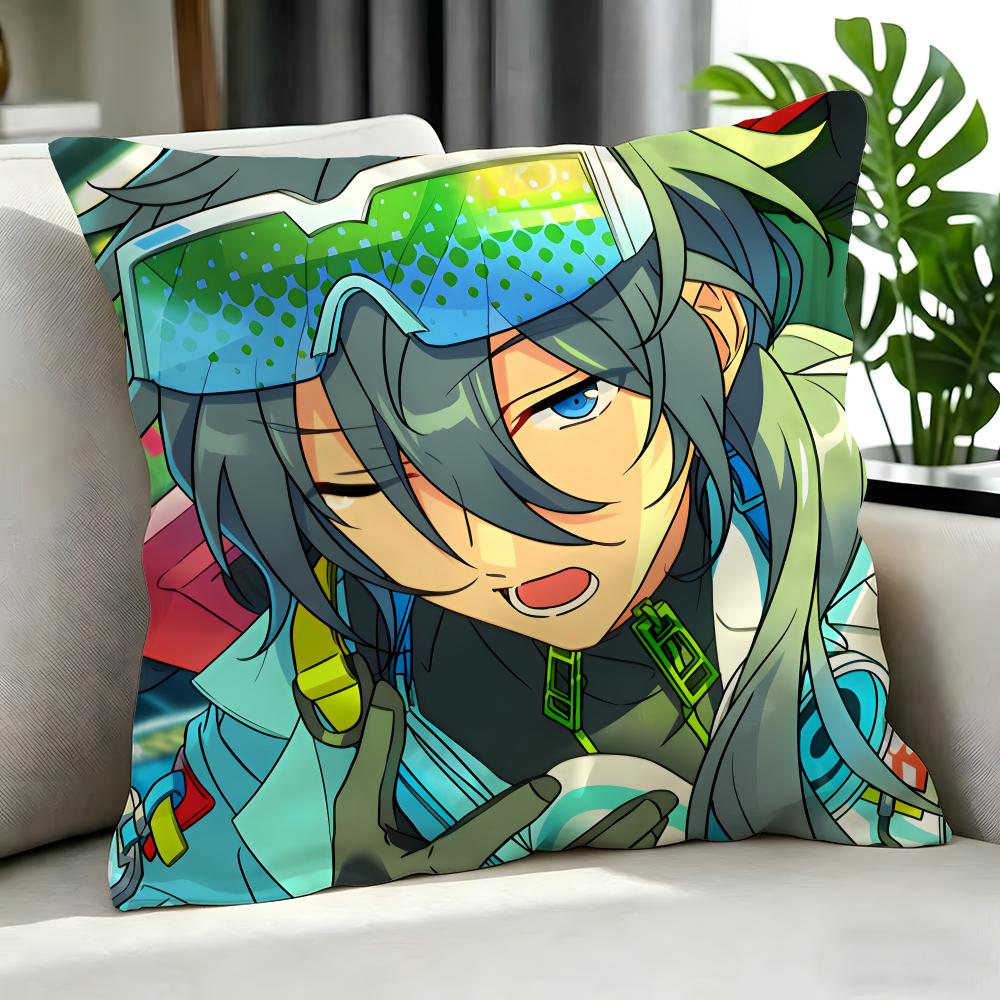 game Ensemble Stars Cushion Cover Cushion Cover Set Pcs x x x Pillowcase Decorative Sofa Home Decor