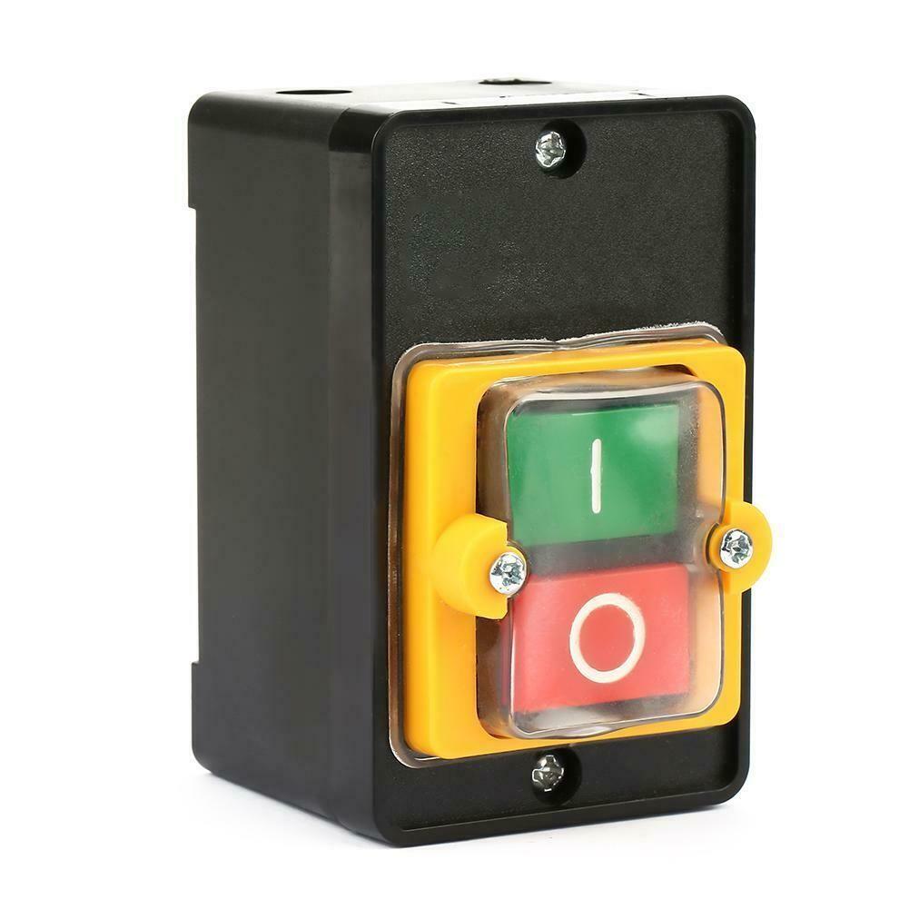 Replacement Switch Water Proof Accessories Fit For 10A AC 220/380V Green And Red Machine Drill Motor ON OFF Useful