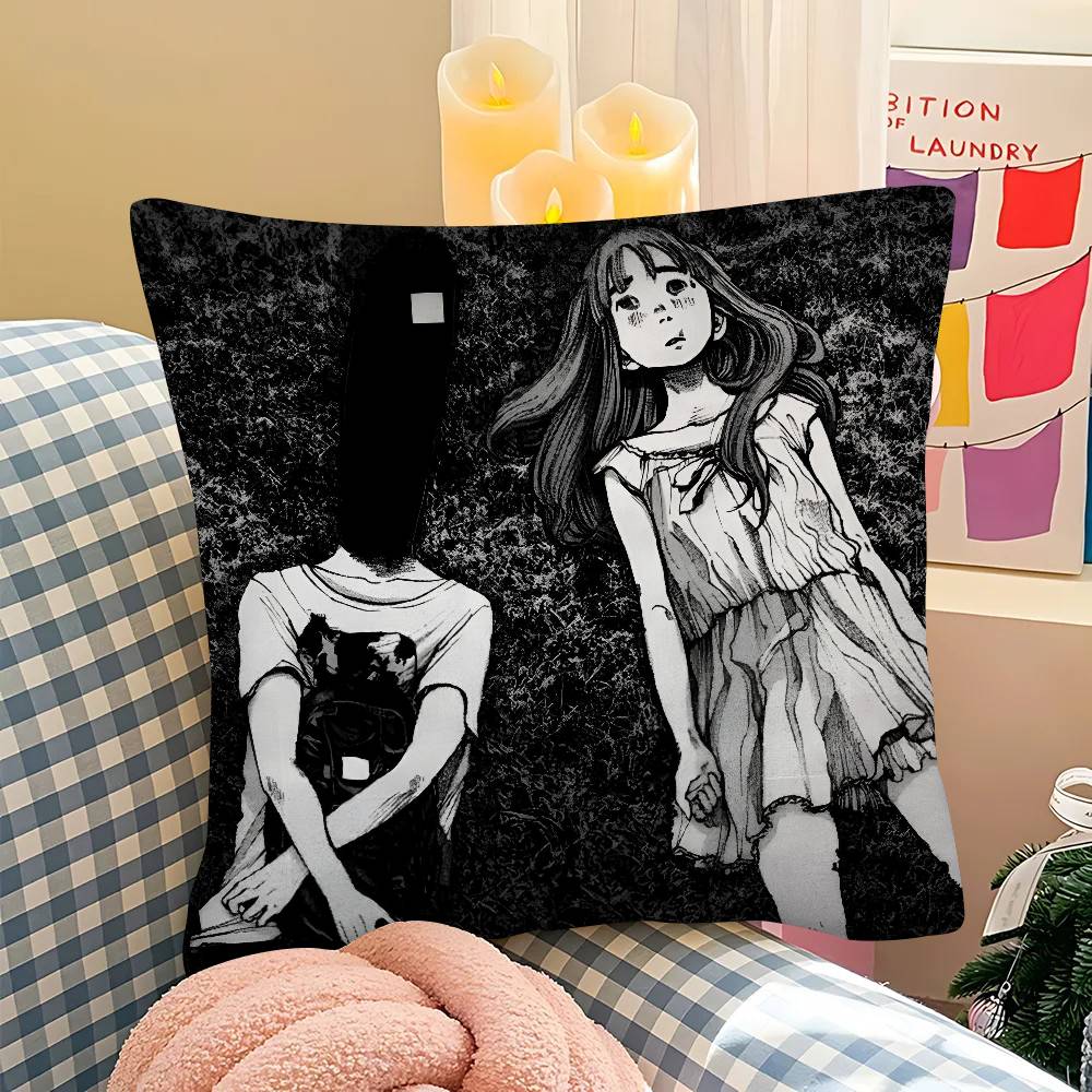 Чехол на подушку GGoodnight Anime PPunpun Модный квадратный чехол на подушку Декор спальни, дивана, комнаты в стиле Ins Отдых