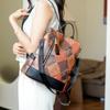 Contrast Color Backpack Women Large Capacity Travel Backpack