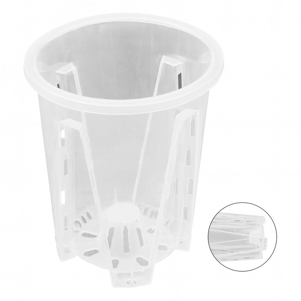 Контрольный прозрачный горшок пластиковый цветочный горшок с устьичным растением