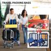 7PCS Packing Cubes Travel Packing Bags Luggage Organizers Mesh Bags Toiletry Bag Underwear Bag