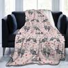 Cartoon Sea Lazy Flannel Blanket Sofa Bedroom Cute Decorative Blanket Portable Lunch Break Blanket