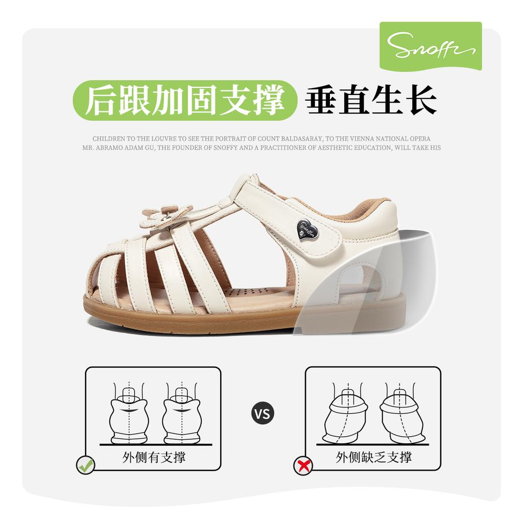 Girls' Summer Breathable Soft Sole Anti-Slip Baby Toe Sandals