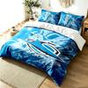 Cronulla Sharks 3pc Duvet Cover Set Simple Modern Bedding Set Wrinkle Resistant Soft Fabric All Season Use a Perfect Gift
