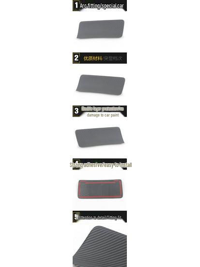 21 GS5 Carbon Fiber Center Console & Front Storage Panel Sequin Stickers