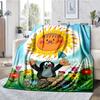 Krtek Theme Printed Blanket - Perfect for Couch, Bed, Travel & Outdoor Use | Machine Washable, Cozy & Durable.