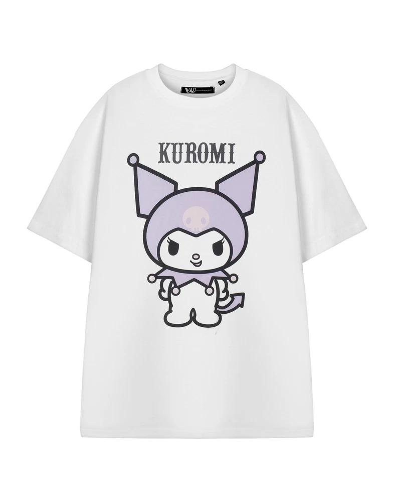 Женская белая футболка с коротким рукавом Hello Kitty Официальный мерч