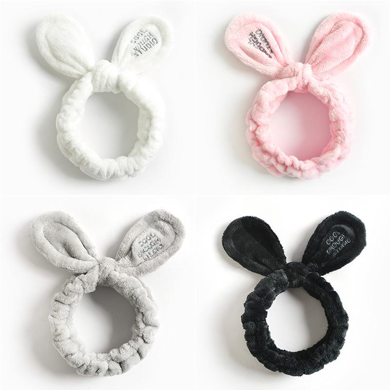 Gao Junxi вышитые буквы галстук проволока бант повязка на голову маска для умывания макияж повязка на голову женские аксессуары для волос