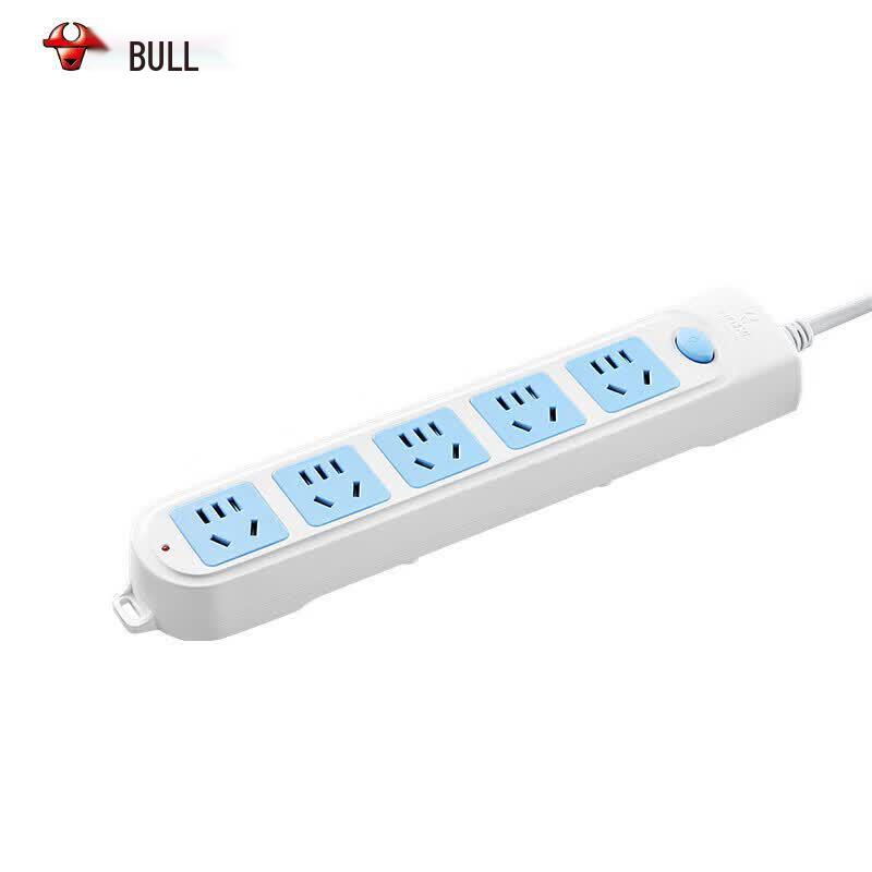 BULL 5-Outlet Power Strip with Master Switch