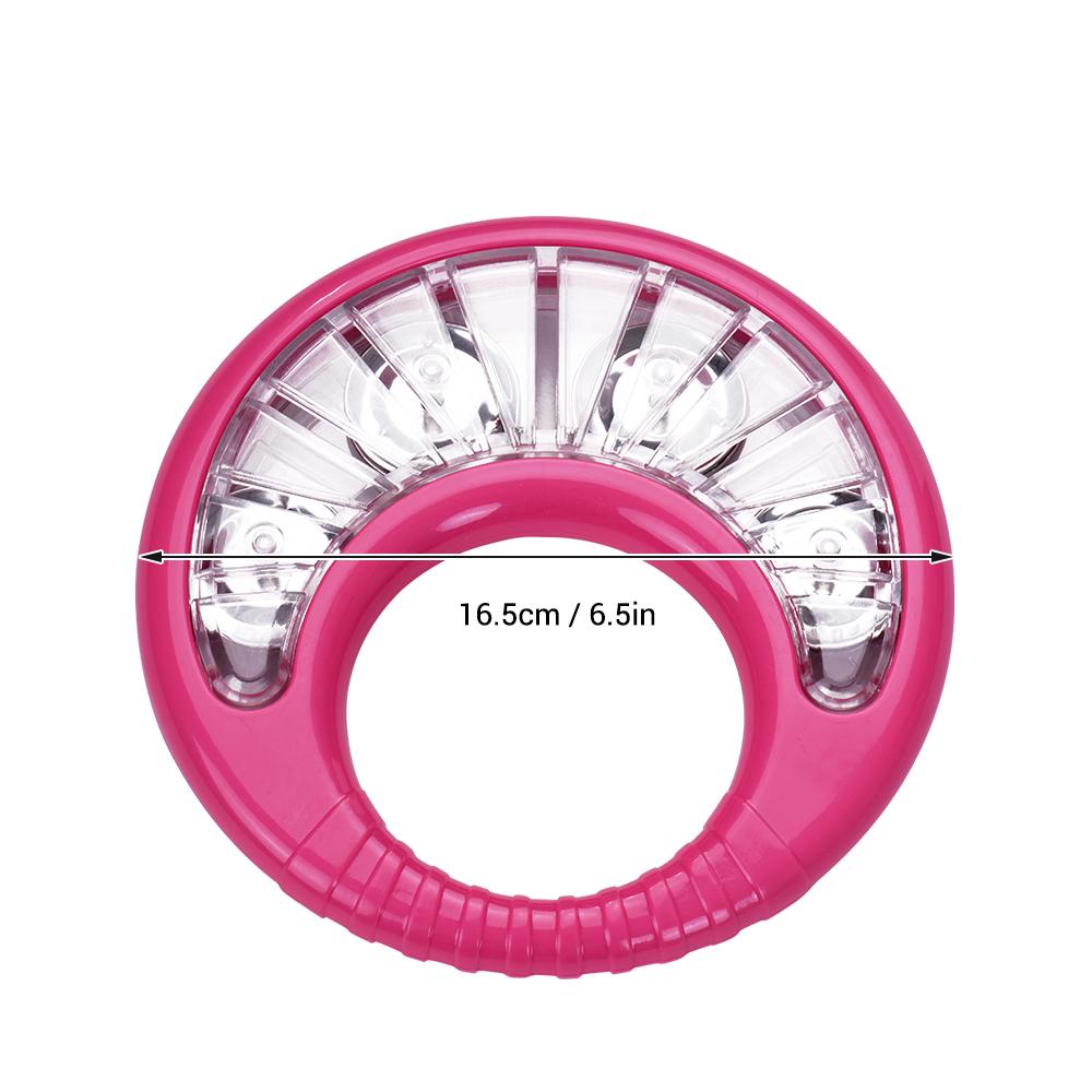 Plastic Mini Handbells Hand Tambourine Bells Handheld Toy Tambourines for Kids Rattle Percussion Musical Instruments