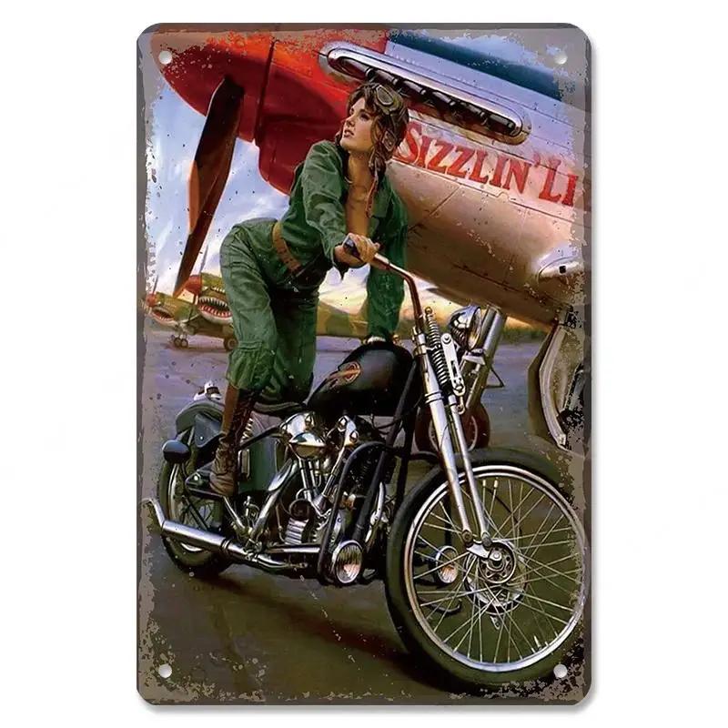 Винтажный плакат для мотокросса, металлические жестяные знаки, Гран-при мотоцикла, металлическая табличка, Декор, Настенный декор для гаража, мотоклуба, мужского пещерного бара
