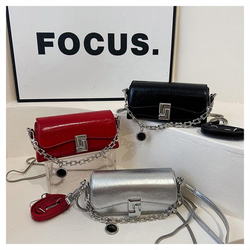 Tooxika Персонализированная сумка с замком-цепочкой женская сумка новая модная сумка через плечо простая сумка-мессенджер