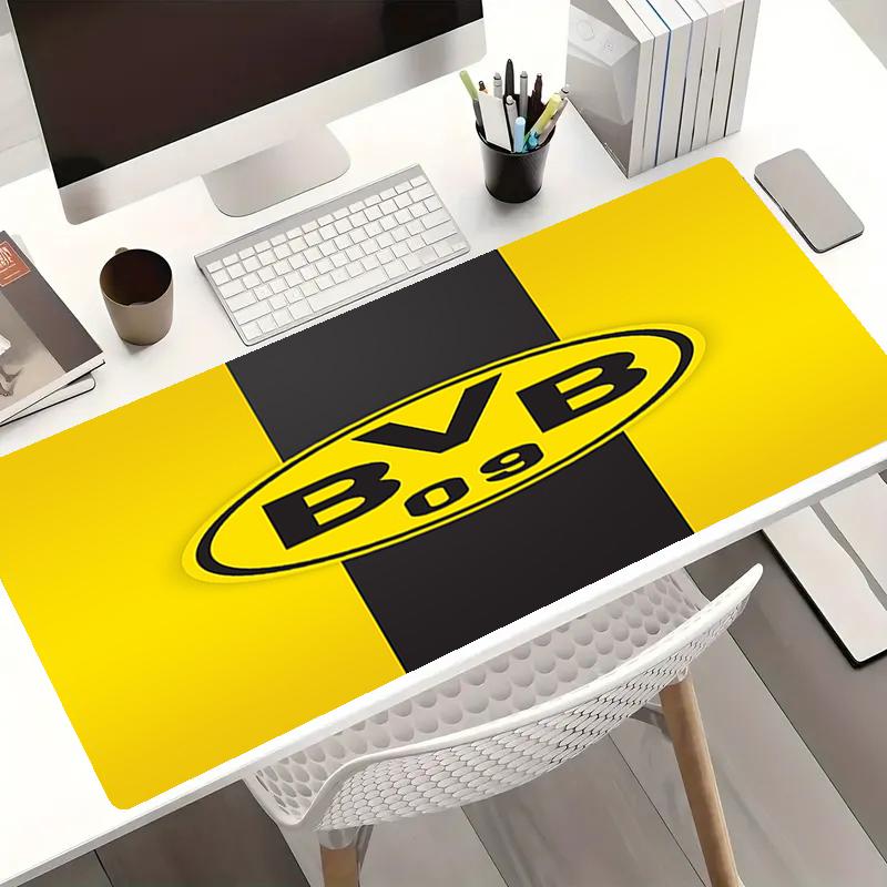 Borussia Dortmund Theme Mouse Pad, Non Slip Rubber Base, Multifunctional Office & Home Decor, Perfect for Workspace Personalization.