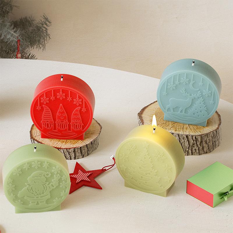 Christmas Tree Snowman Deer Christmas Fragrance Decorations and Ornaments DIY Mould