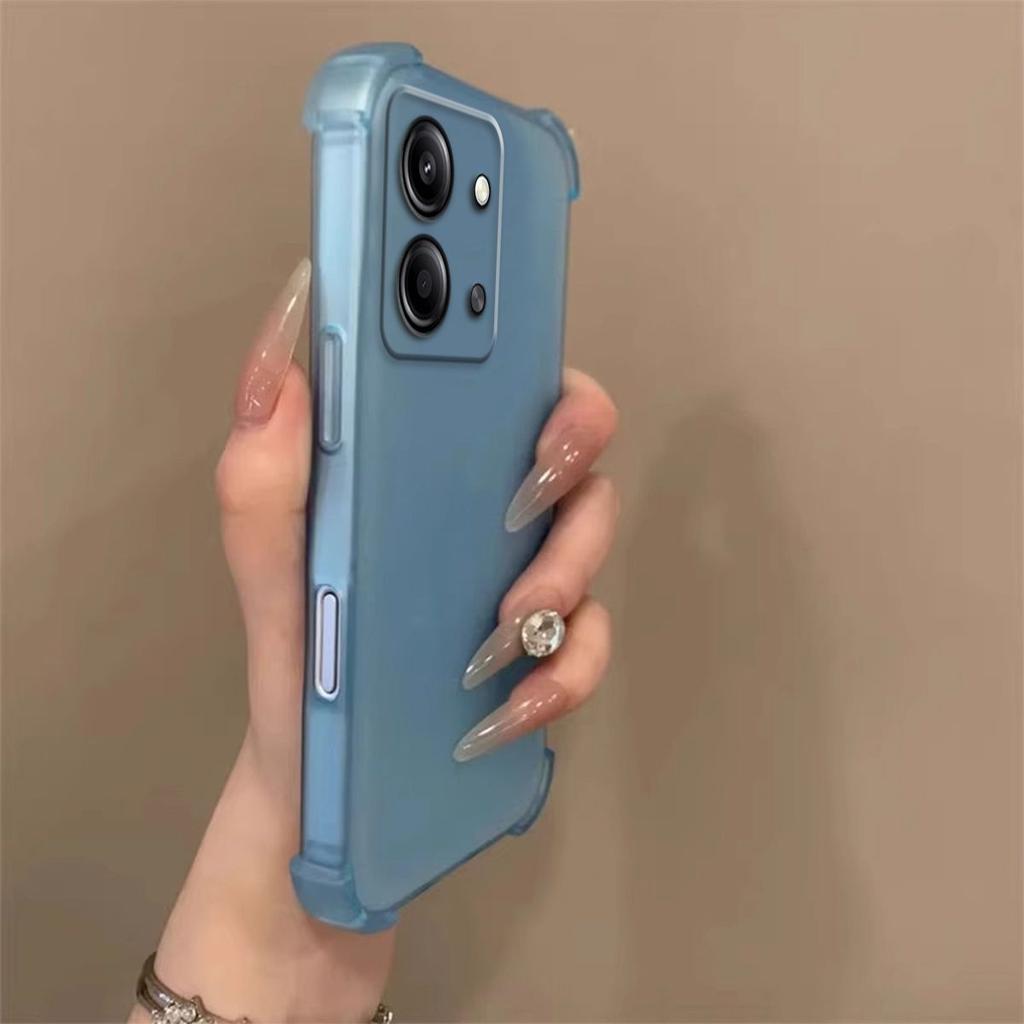 Matte Transparent Phone Case for Xiaomi Redmi 15C 5G 4G Frosted Semi-Clear Protective Shell