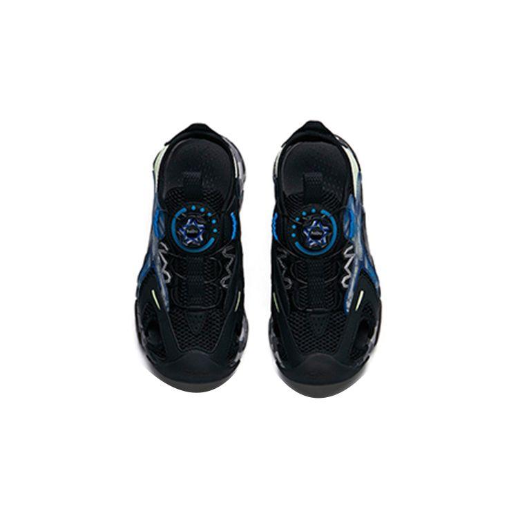 Anta Дышащие сандалии с закрытым носком детская обувь черный серый синий 312226935-1