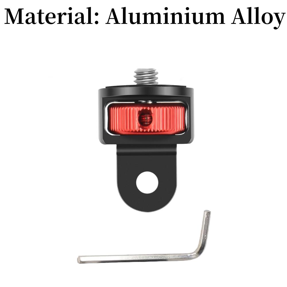 Адаптер для штатива с винтом 1/4 дюйма, вращающийся на 360 градусов, для Go Pro Hero 12 11 10 9 8, аксессуары для камер Insta-360 One X4 X3 X2