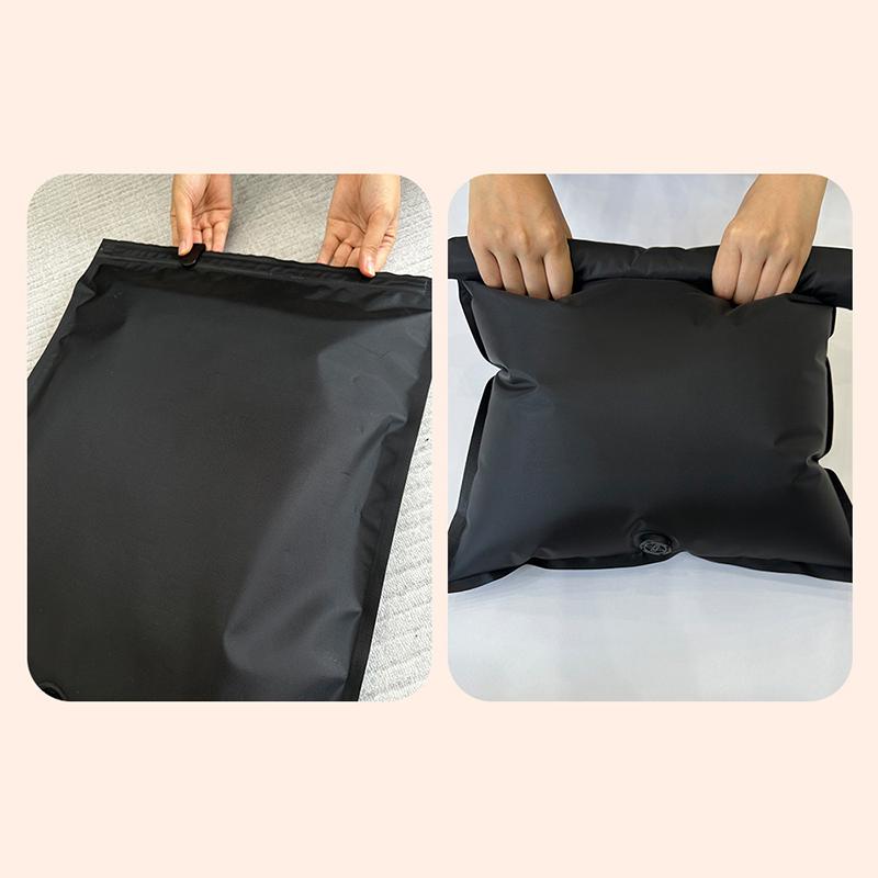 Многоразовые вакуумные пакеты для ручной вакуумации для путешествий, водонепроницаемый вакуумный компрессионный пакет, вакуумный пакет для хранения одежды в багаже и гардеробе