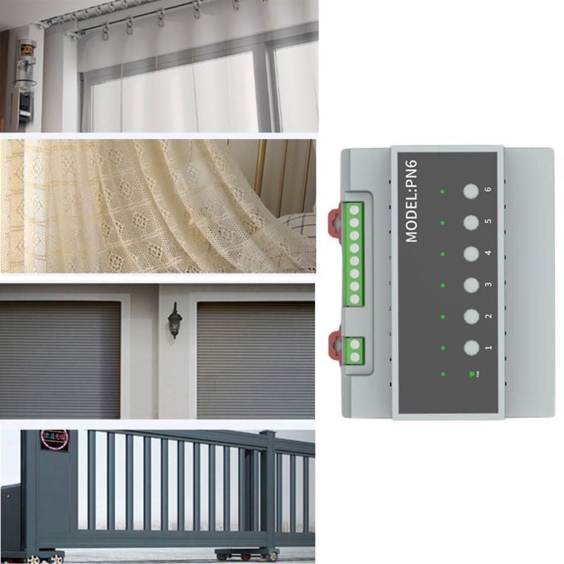 6 Channel 16A Relays Switches Module Remote Control Appliance Control Module Intelligent Home Networks Switches Module