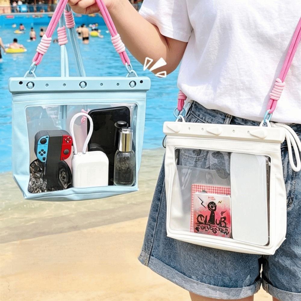 Transparent Waterproof Phone Bag Large Capacity Underwater Phone Pouch Drifting