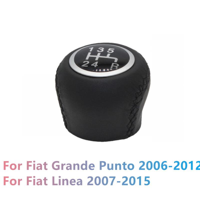 Car Gear Shift Knob 5 Speed Car Stick Shifter Handball For Fiat Grande Punto 2006-2012/Fiat Linea 2007 2008 2009 2010 2011 2012