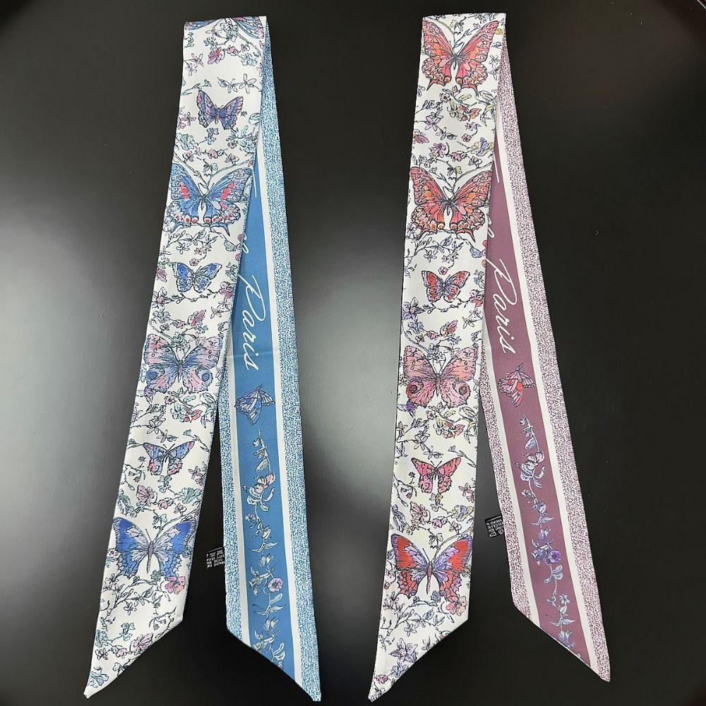 Floral Scarf Breathable Neckerchief Fashion Foulard Girl