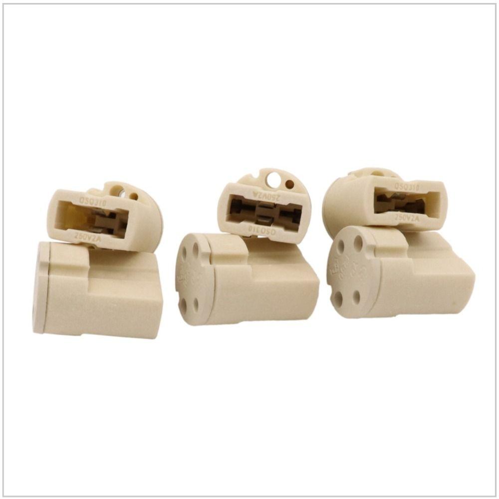 5 шт. Конвертер аксессуаров для освещения 110-220 В Тип G9 Патрон для галогенной лампы G9 Цоколь для лампы Адаптер-розетка