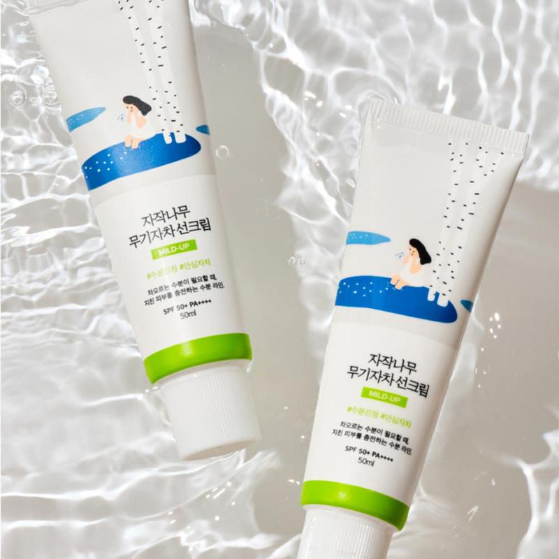 ROUND LAB Берёзовый сок Увлажняющий мягкий солнцезащитный крем SPF 50+ PA++++ 50мл
