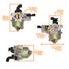 Lawn Mower Carburetor For Honda GX100 GXH50 2.8HP 3HP 152 152F Water Pump 15D 16100 Z0D 003 013 4-Stroke Engine