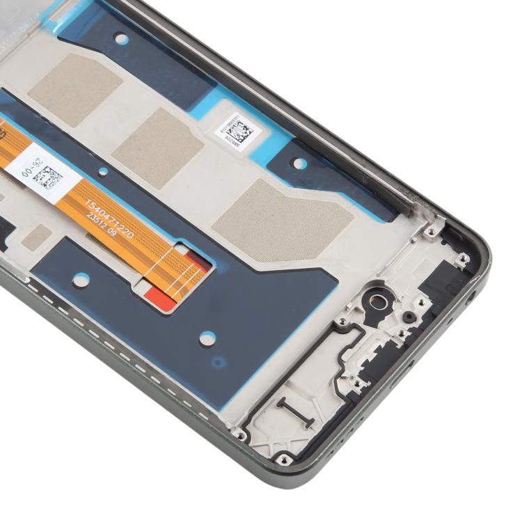 OEM LCD Screen Digitizer Full Assembly with Frame, Compatible with Realme C67 4G RMX3890, Phone Repair Spare Part