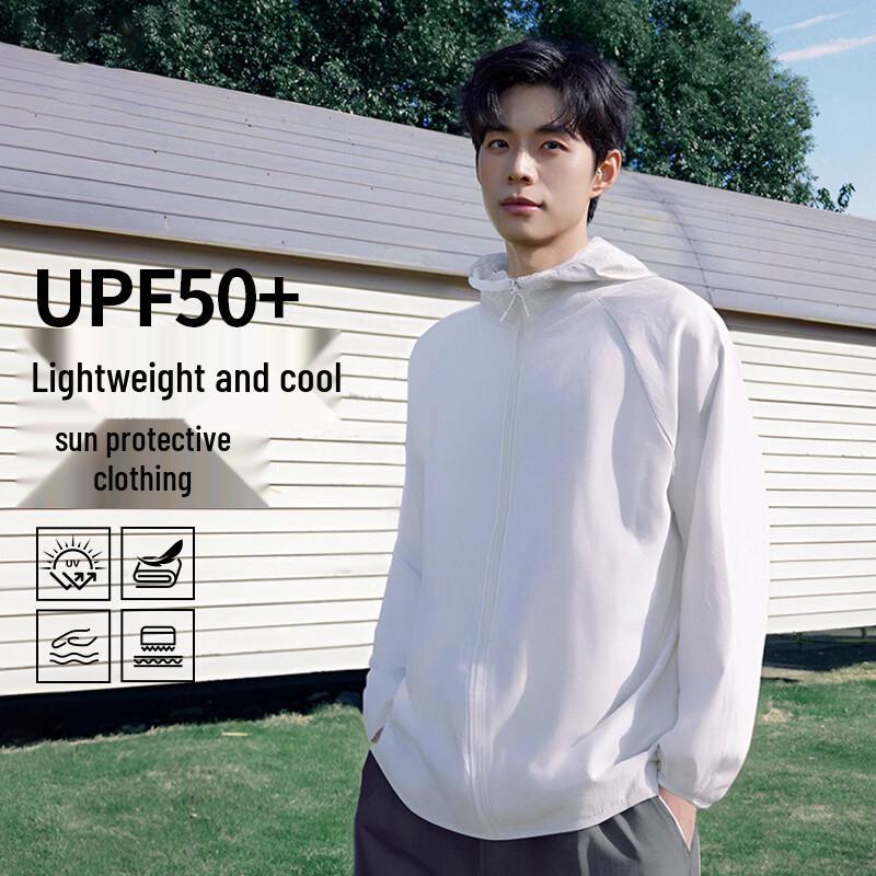 Мужская легкая куртка с капюшоном Jeanswest для защиты от солнца UPF50+
