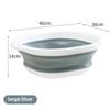 Portable Silicone Folding Wash Basin: Large, Medium, and Small for Outdoor Travel
