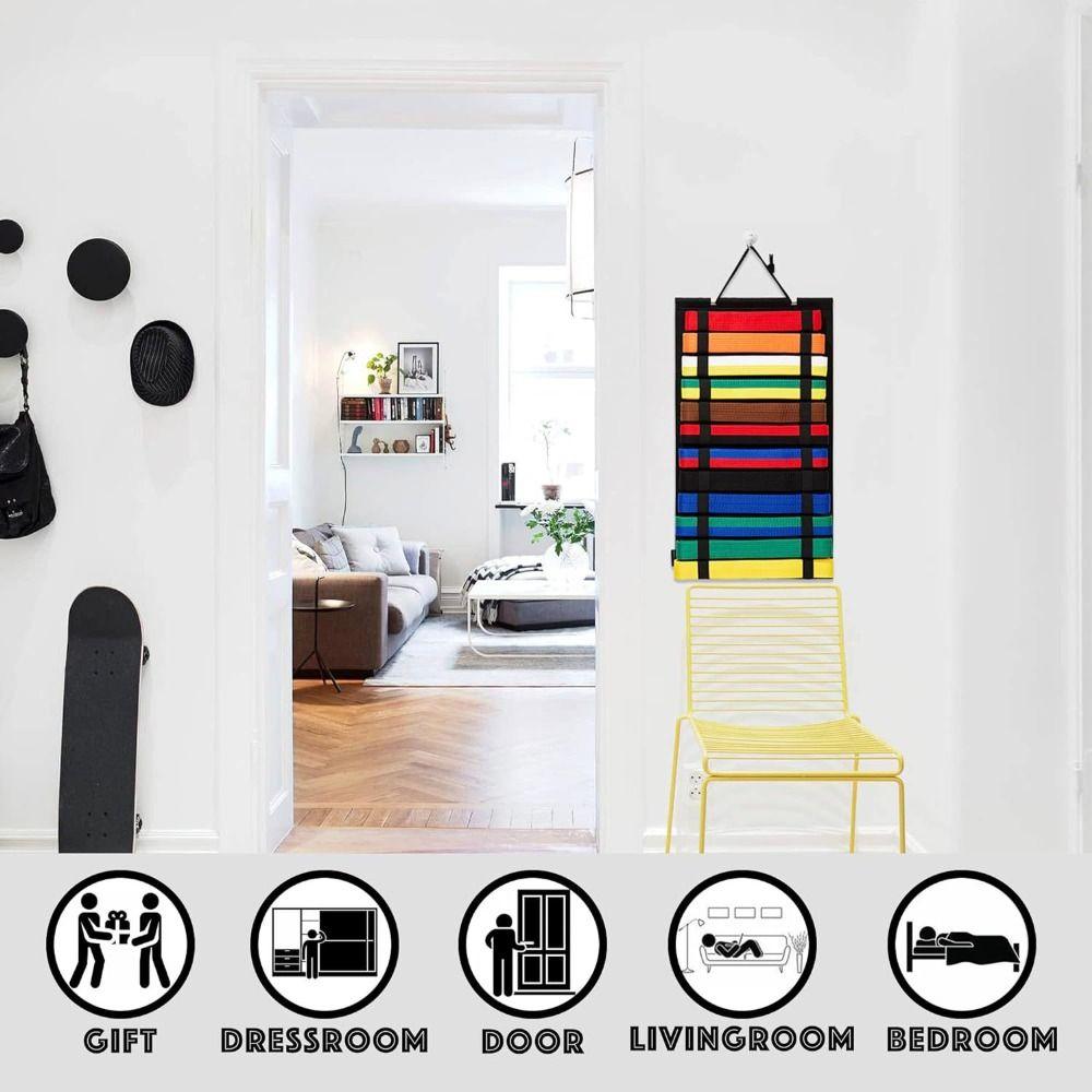 Belt Storage Karate Belt Display Durable Rack Taekwondo Belt Holder  Judo Mma