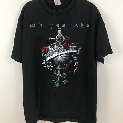 Редкая унисекс мужская футболка WHITESNAKE Все размеры 10D474