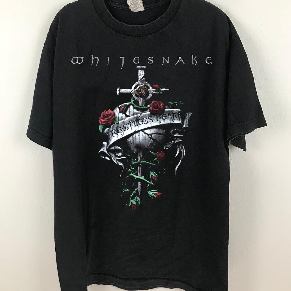 Редкая унисекс мужская футболка WHITESNAKE Все размеры 10D474
