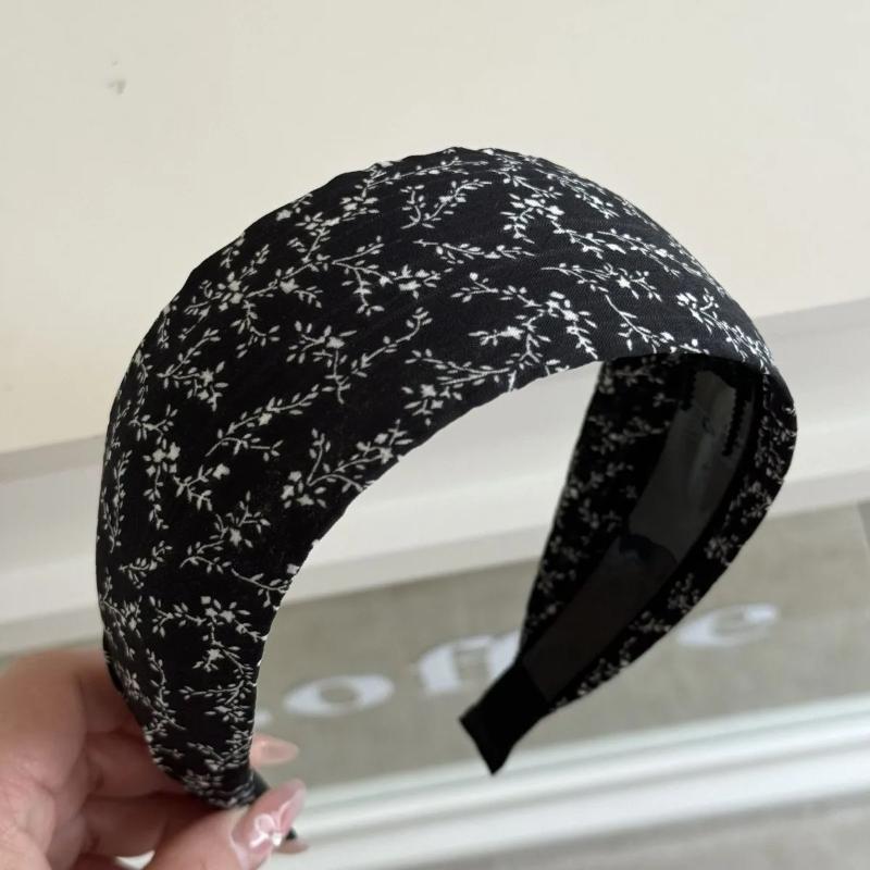 Trendy Polka Dot Multicolor Hairbands Thick Sponge for Elegant Styling