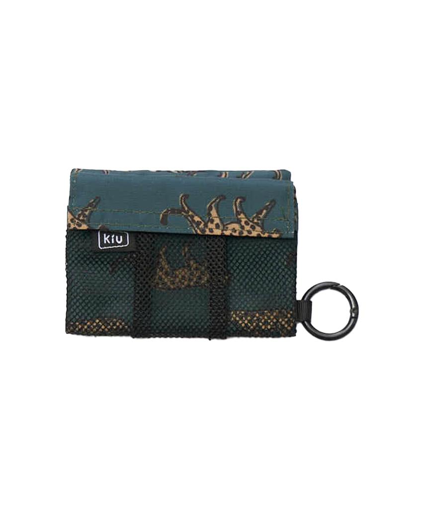 KiU Water-Repellent Wet Tissue Holder Mini Leopard - Portable Tissue Pouch, Waterproof Case for Outdoor, Travel & Festivals