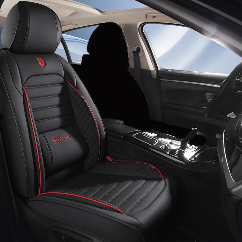 1 шт. Универсальный размер Чехол на сиденье автомобиля из ПУ кожи для Dacia Duster Renault Clio Fiat Panda Ypsilon Seat Arona Cors Автоаксессуары