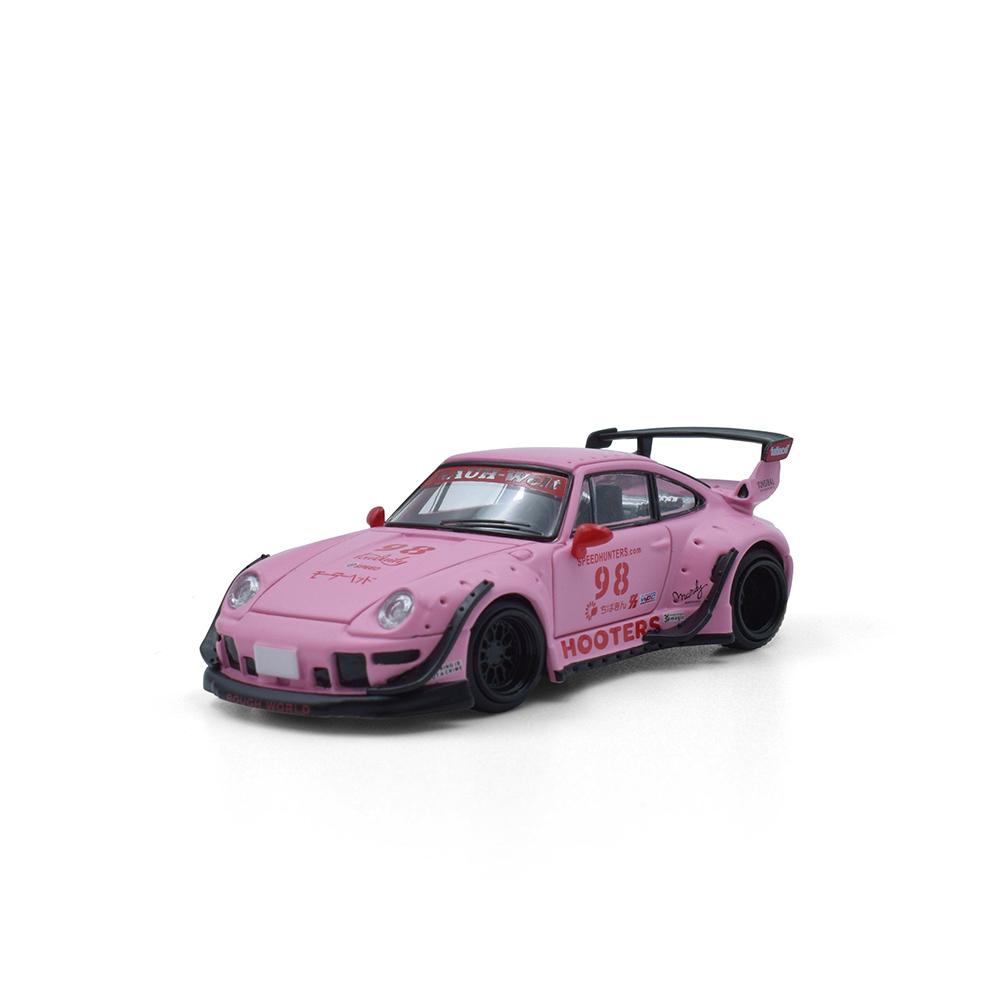 1/64 RWB 993&Hooters Литая модель автомобиля Сплав Транспортные средства Игрушки Подарки для Подростков Взрослых Хобби Коллекция