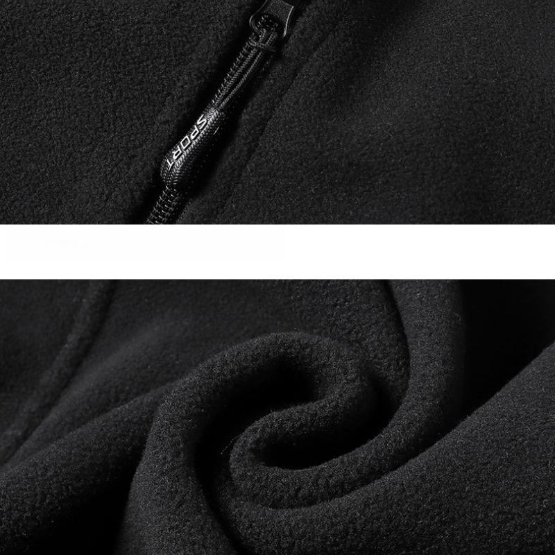 Осень Зима Новый Мужской Жилет на Флисовой Подкладке Однотонный Повседневный Безрукавный Пиджак Мужской Большого Размера Утепленный Теплый Флис